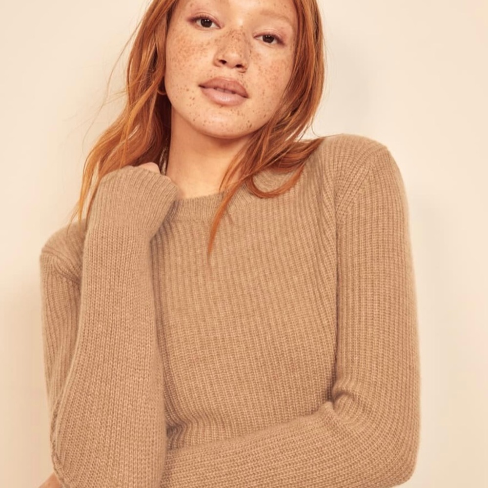 Reformation Cesina Cashmere Sweater sz S/M